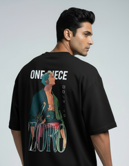 Roronoa Zoro Streetwear Oversized T-Shirt |Teeyatra |Anime