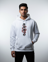 Streetwear 'Brave' Snake Design Oversized Hoodie | Teeyatra