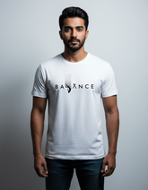 Balance Minimalist Basic T-Shirt | Teeyatra | Abstract