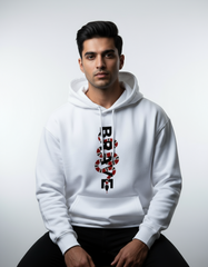 Streetwear 'Brave' Snake Design Oversized Hoodie | Teeyatra