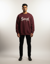 Spiky "Savage" Pullover Oversized Sweatshirt | Teeyatra