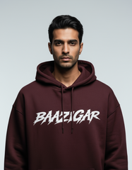 King of the Game: Baazigar Oversized Hoodie | Teeyatra