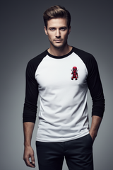 Marvel's Chibi Deadpool Cute Cartoon Full Sleeve Raglan T-Shirt | Teeyatra