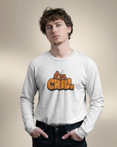 Chill Mode On Full Sleeve T-Shirt | Teeyatra | Cartoon