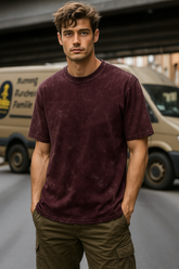 Starry Night Umbreon Acid Washed Oversized Tee | Teeyatra | Anime | Cartoon