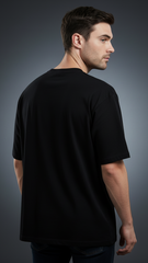 Fire Aura Streetwear Oversized Tee | Teeyatra | Abstract