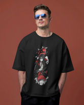 Akatsuki Itachi Uchiha Fan Oversized Classic T-shirt | Teeyatra | Anime