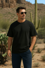 Wild West Cowboy Skull Print Oversized T-Shirt - Vintage Western | Teeyatra | Anime