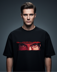 Mysterious Sasuke Anime Oversized Tee | Teeyatra