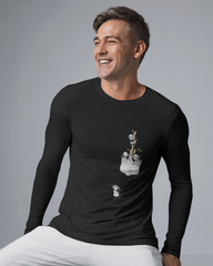 The Great Escape Cartoon Panda Full Sleeve T-Shirt | Teeyatra