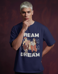 Urban Dreamscape Oversized Classic T-shirt | Teeyatra | Abstract