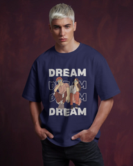 Urban Dreamscape Oversized Classic T-shirt | Teeyatra | Abstract