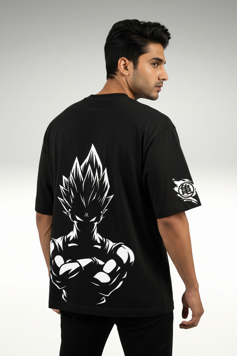 Son Goku "Ultra Instinct" | Premium 240 GSM Heavyweight Oversized Anime Tee