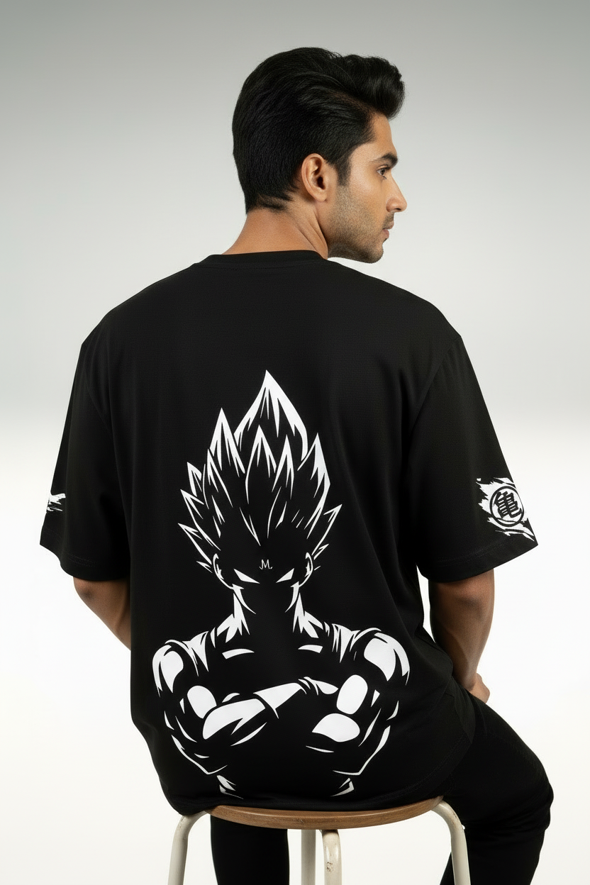 Son Goku "Ultra Instinct" | Premium 240 GSM Heavyweight Oversized Anime Tee