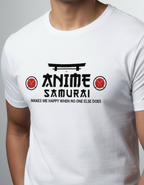"Anime Samurai" Warrior Spirit Regular Fit T-Shirt – Teeyatra Arts Edition