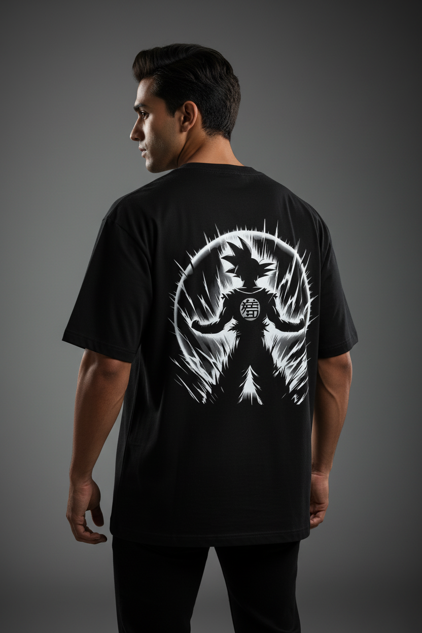 "The Saiyan" Limit Breaker Oversized T-Shirt – Teeyatra Anime Streetwear