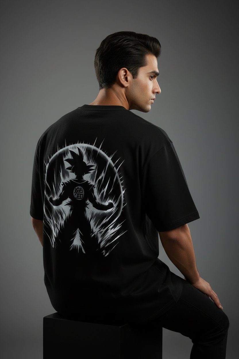 "The Saiyan" Limit Breaker Oversized T-Shirt – Teeyatra Anime Streetwear