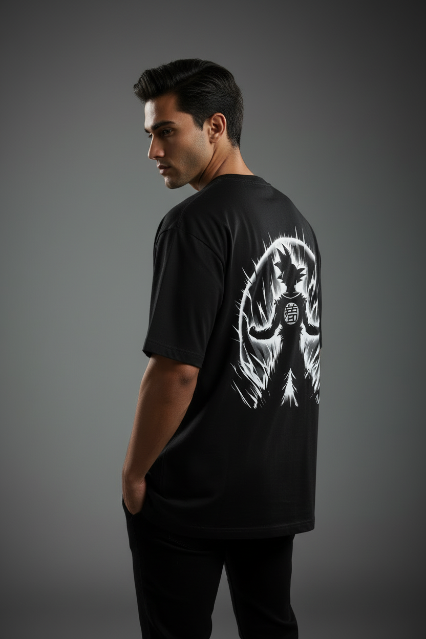 "The Saiyan" Limit Breaker Oversized T-Shirt – Teeyatra Anime Streetwear