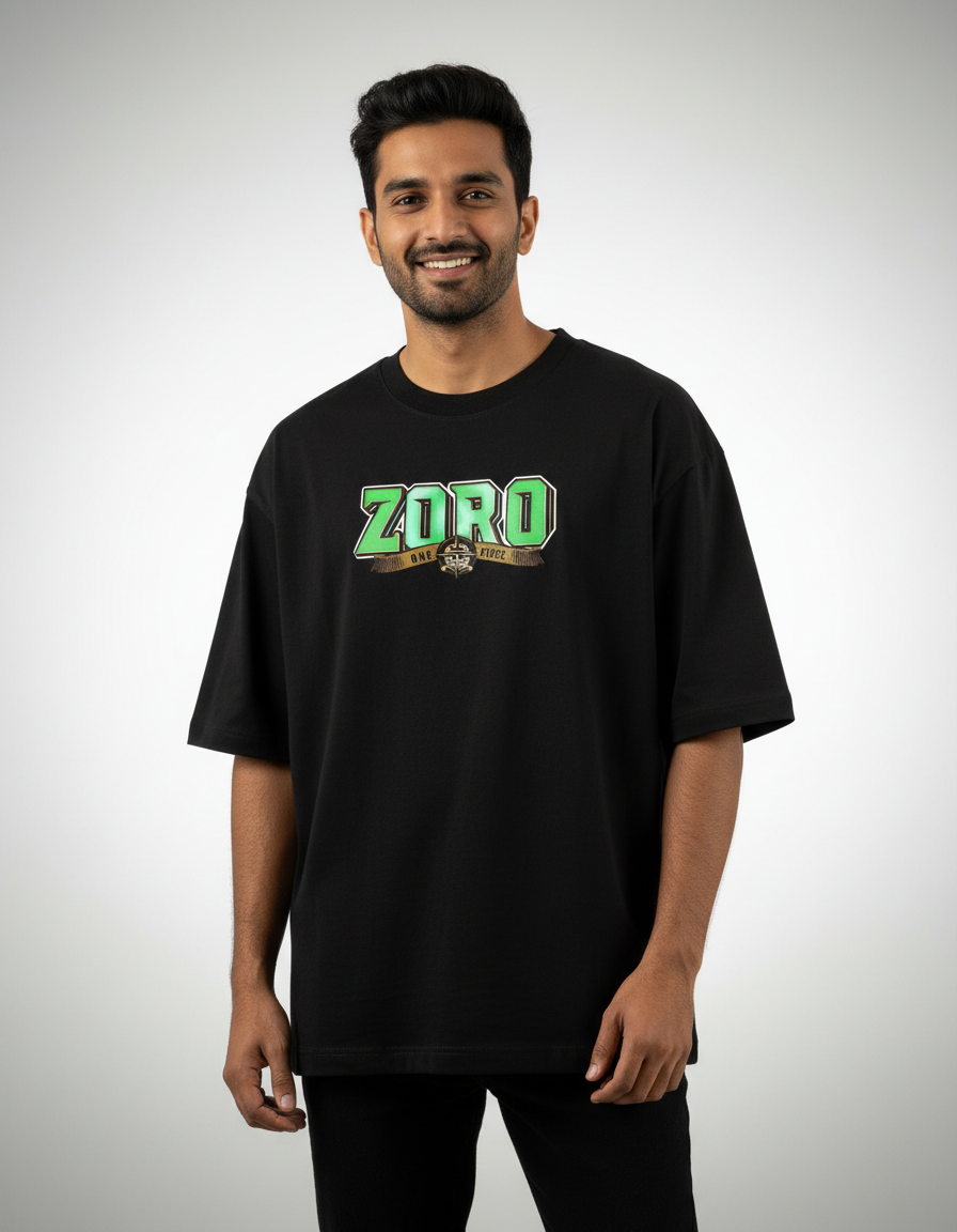 Zoro "The Demon Slash" Oversized T-Shirt – Teeyatra Anime Streetwear