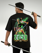 Zoro "The Demon Slash" Oversized T-Shirt – Teeyatra Anime Streetwear