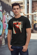 Teeyatra "Yuji" Anime Graphic Tee – Premium Black Regular Fit T-Shirt