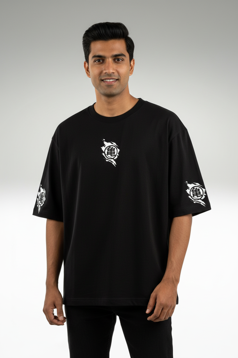 Son Goku "Ultra Instinct" | Premium 240 GSM Heavyweight Oversized Anime Tee