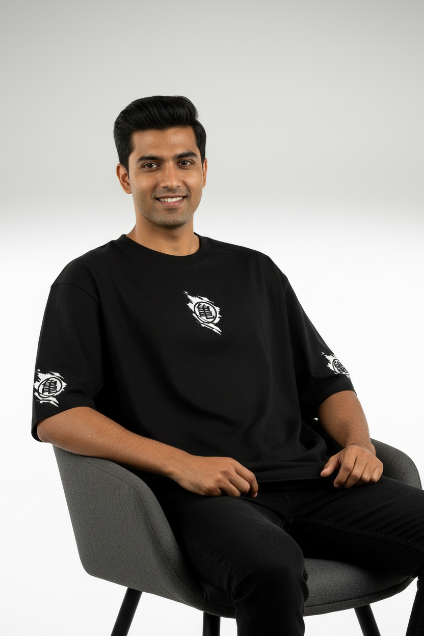 Son Goku "Ultra Instinct" | Premium 240 GSM Heavyweight Oversized Anime Tee