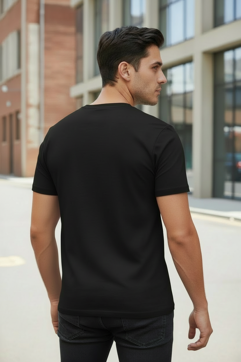 Teeyatra Nanami Kento "7:3" Edition Black Regular Fit Graphic T-Shirt