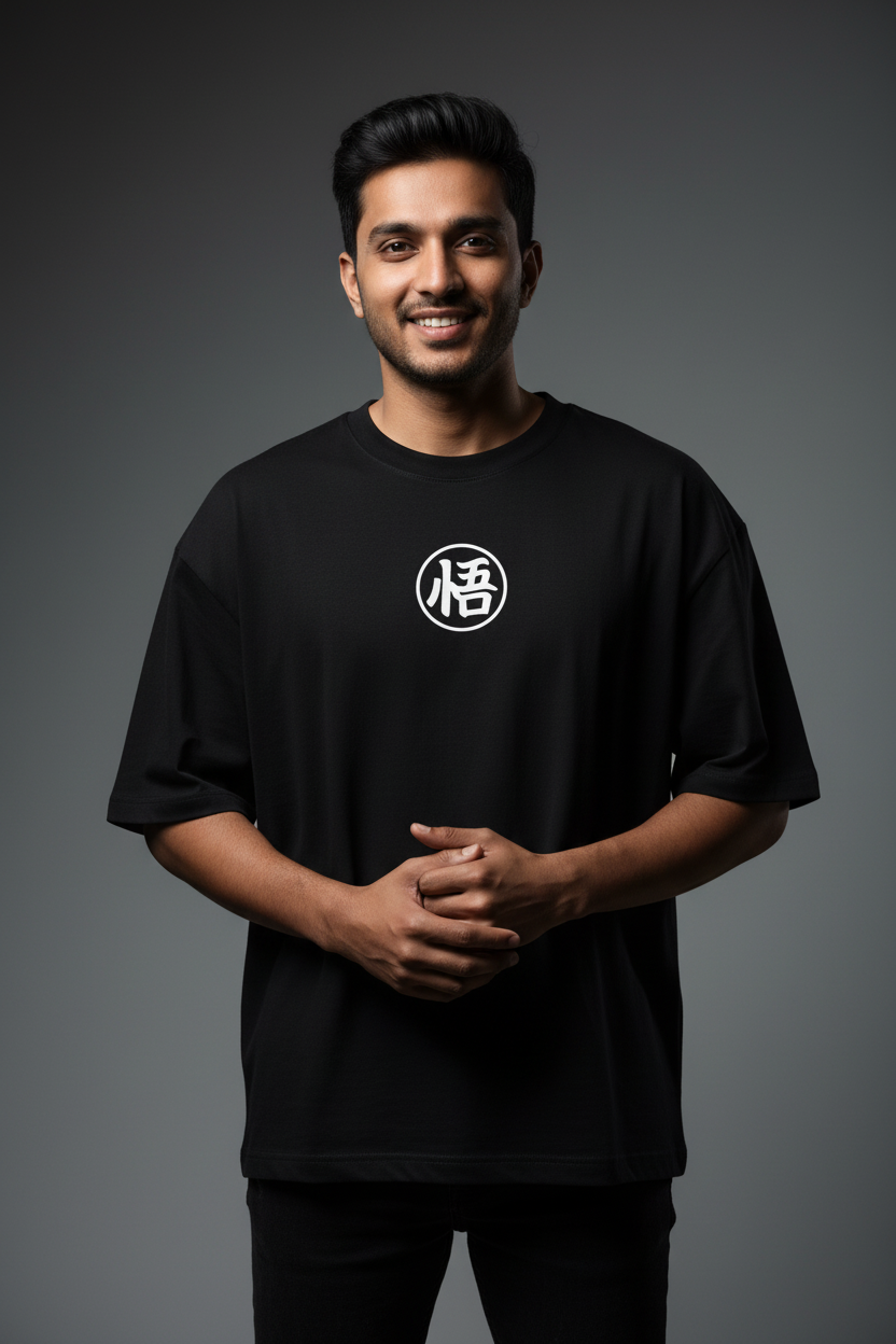 "The Saiyan" Limit Breaker Oversized T-Shirt – Teeyatra Anime Streetwear