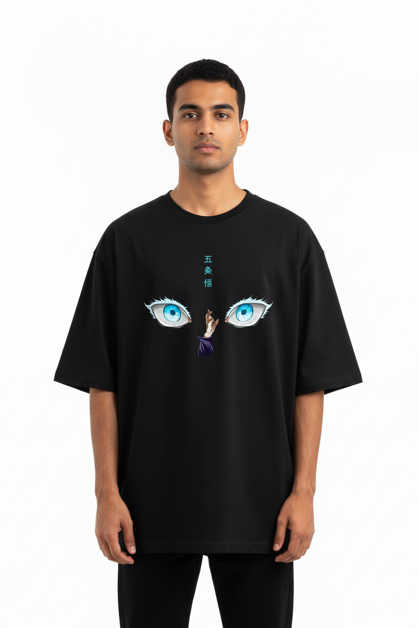 Satoru Gojo "The Honored One" Oversized Heavyweight T-Shirt - 240 GSM French Terry