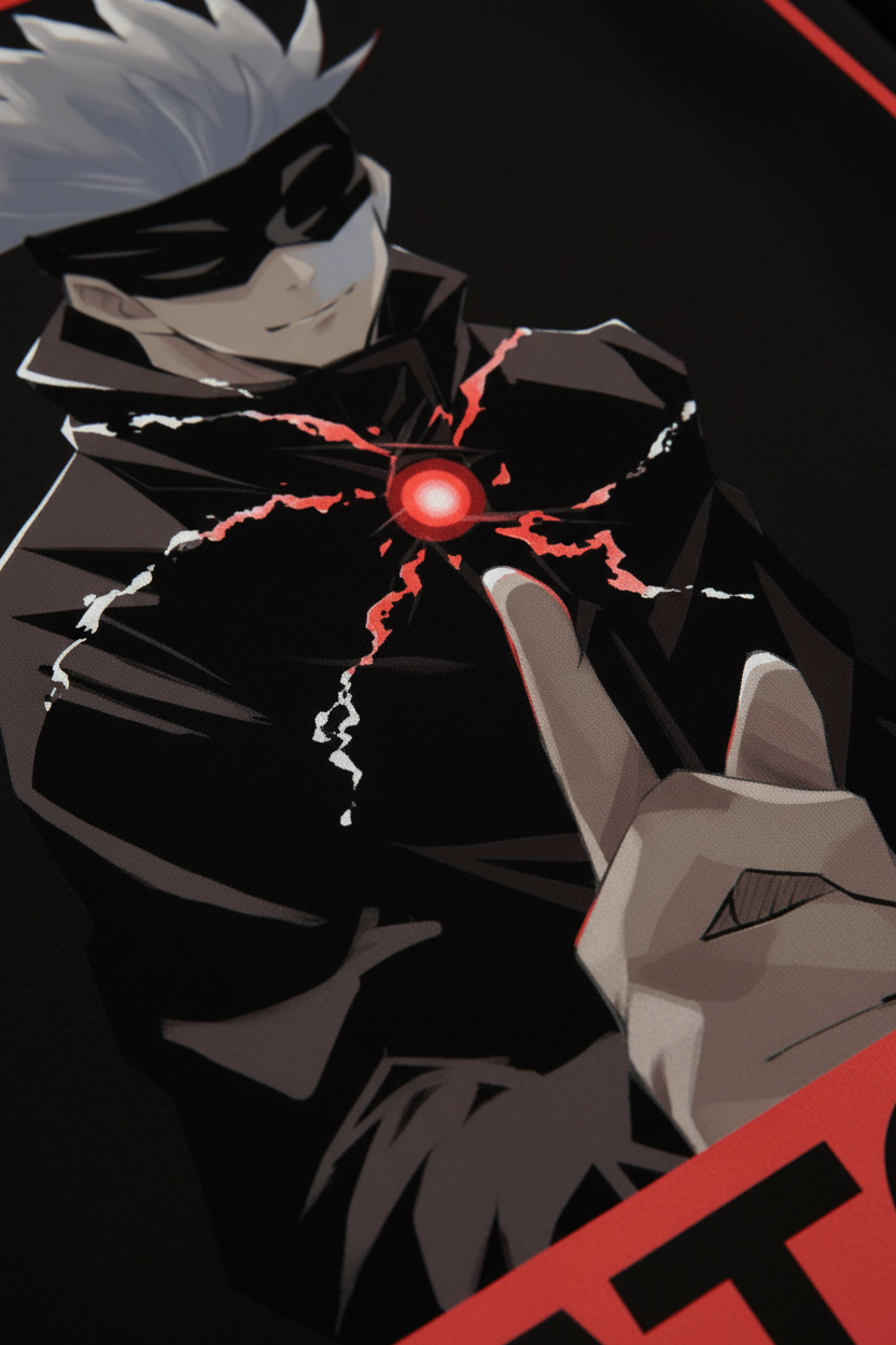 Satoru Gojo "The Honored One" Oversized Heavyweight T-Shirt - 240 GSM French Terry