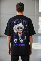 Satoru Gojo "The Honored One" Oversized Graphic T-Shirt - 240 GSM French Terry