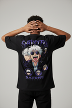 Satoru Gojo "The Honored One" Oversized Graphic T-Shirt - 240 GSM French Terry