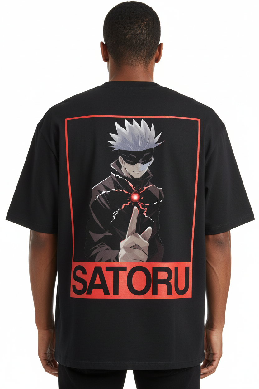 Satoru Gojo "The Honored One" Oversized Heavyweight T-Shirt - 240 GSM French Terry