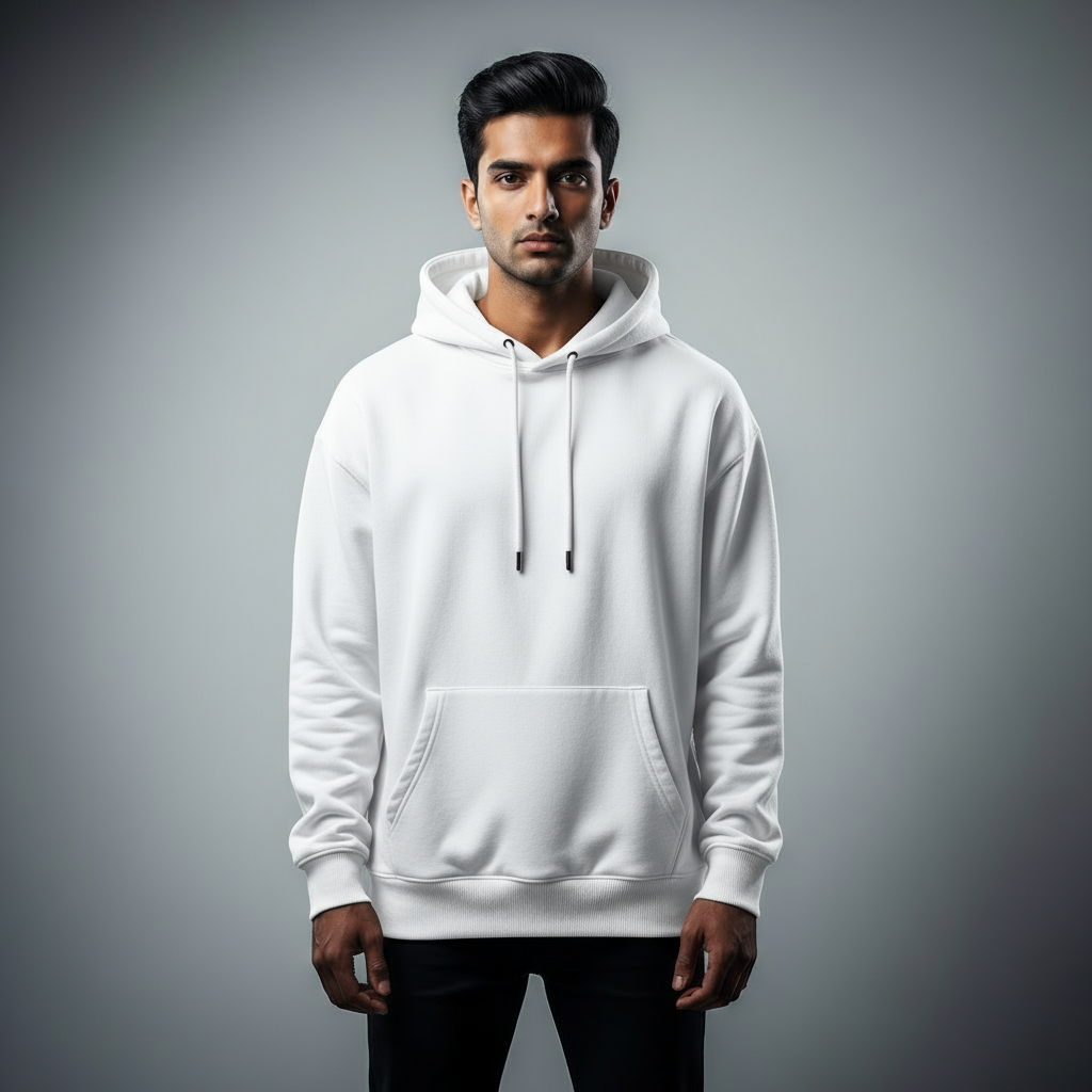 Unleash the Fire: Inferno Skull Men's Oversized Hoodie | Teeyatra
