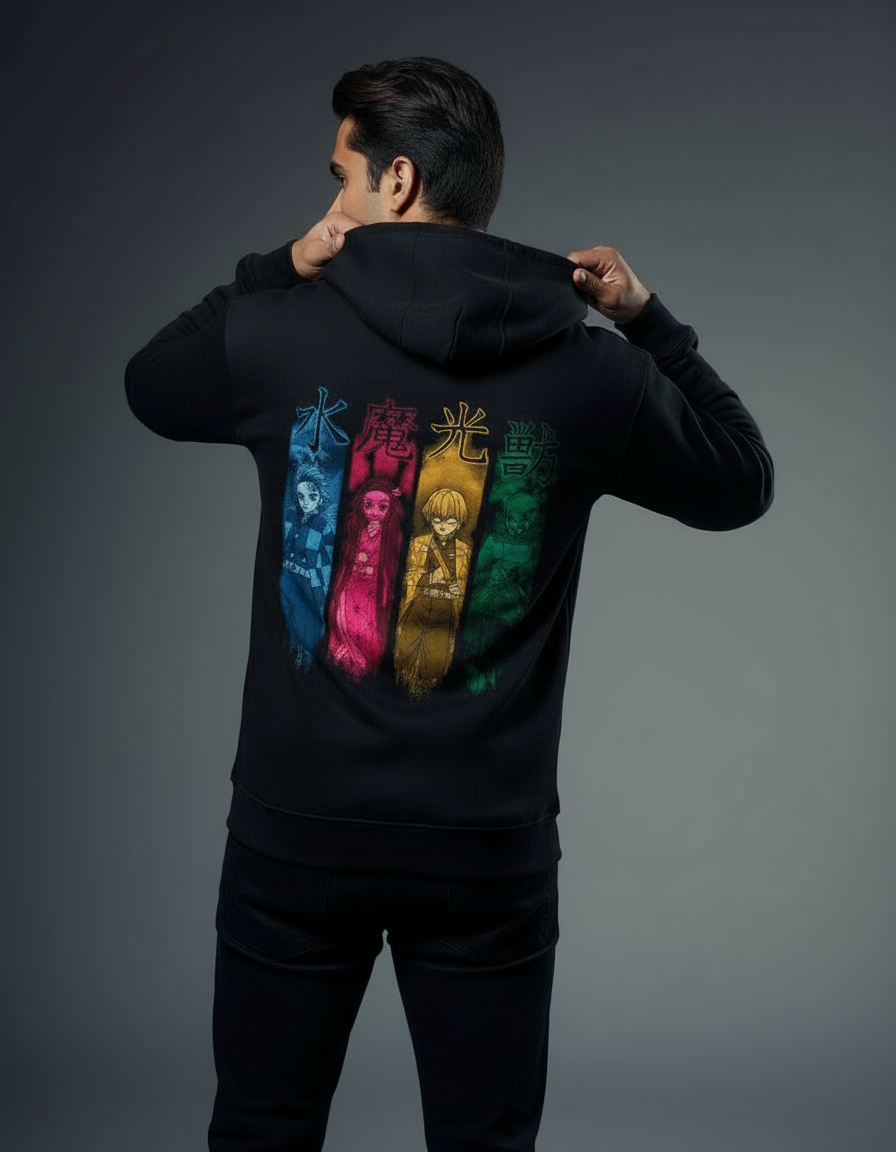 Demon Slayer Corps Pillars Anime Hoodie | Teeyatra