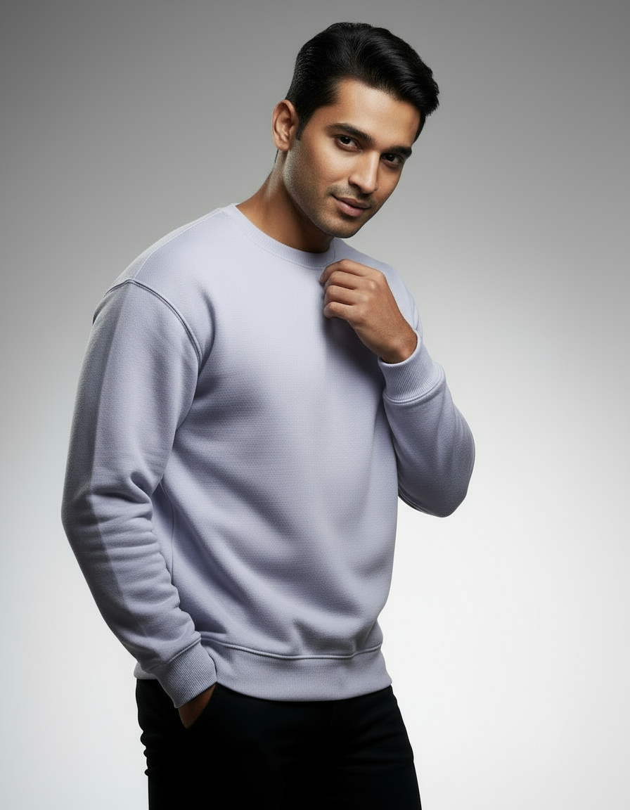 Luffy Gear 5 Seated Throne Oversized Sweatshirt | Teeyatra | Anime