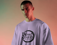 Tanjiro Kamado Men's Terry Oversized Tee | Demon Slayer  | Teeyatra | Anime