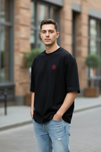 Teeyatra "The Man Without Fear" | Oversized 240 GSM French Terry Graphic Tee