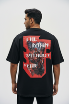 Teeyatra "The Man Without Fear" | Oversized 240 GSM French Terry Graphic Tee