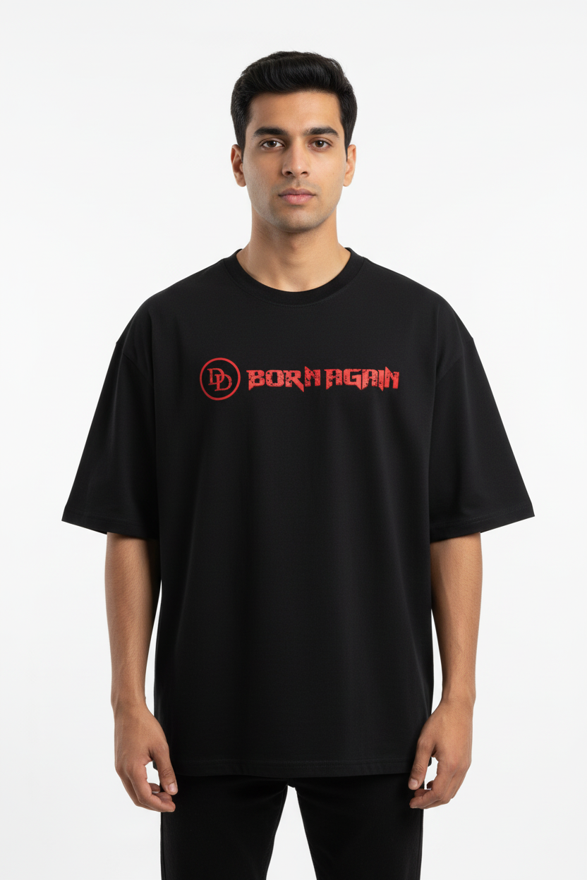 Daredevil: Born Again | Premium Oversized Heavyweight T-Shirt (240 GSM)