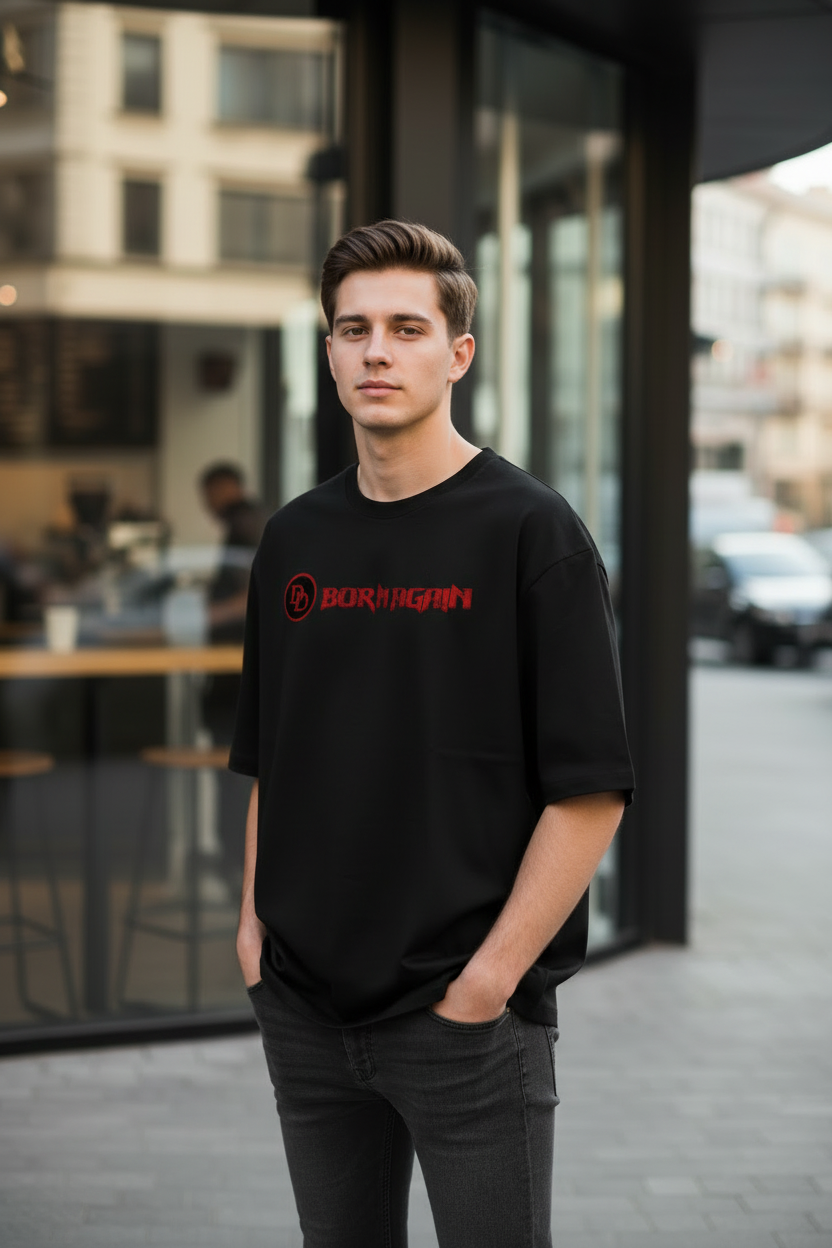 Daredevil: Born Again | Premium Oversized Heavyweight T-Shirt (240 GSM)