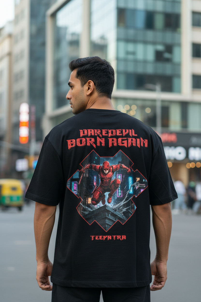 Daredevil: Born Again | Premium Oversized Heavyweight T-Shirt (240 GSM)