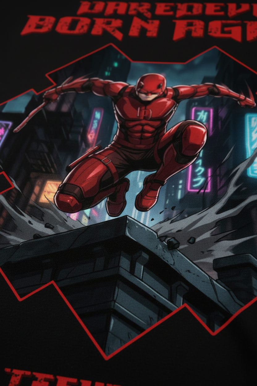 Daredevil: Born Again | Premium Oversized Heavyweight T-Shirt (240 GSM)