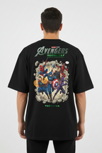 Teeyatra Premium Heavyweight Oversized T-Shirt – Avengers: Doomsday Edition (240 GSM French Terry)