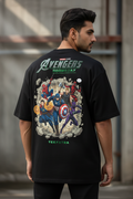 Teeyatra Premium Heavyweight Oversized T-Shirt – Avengers: Doomsday Edition (240 GSM French Terry)
