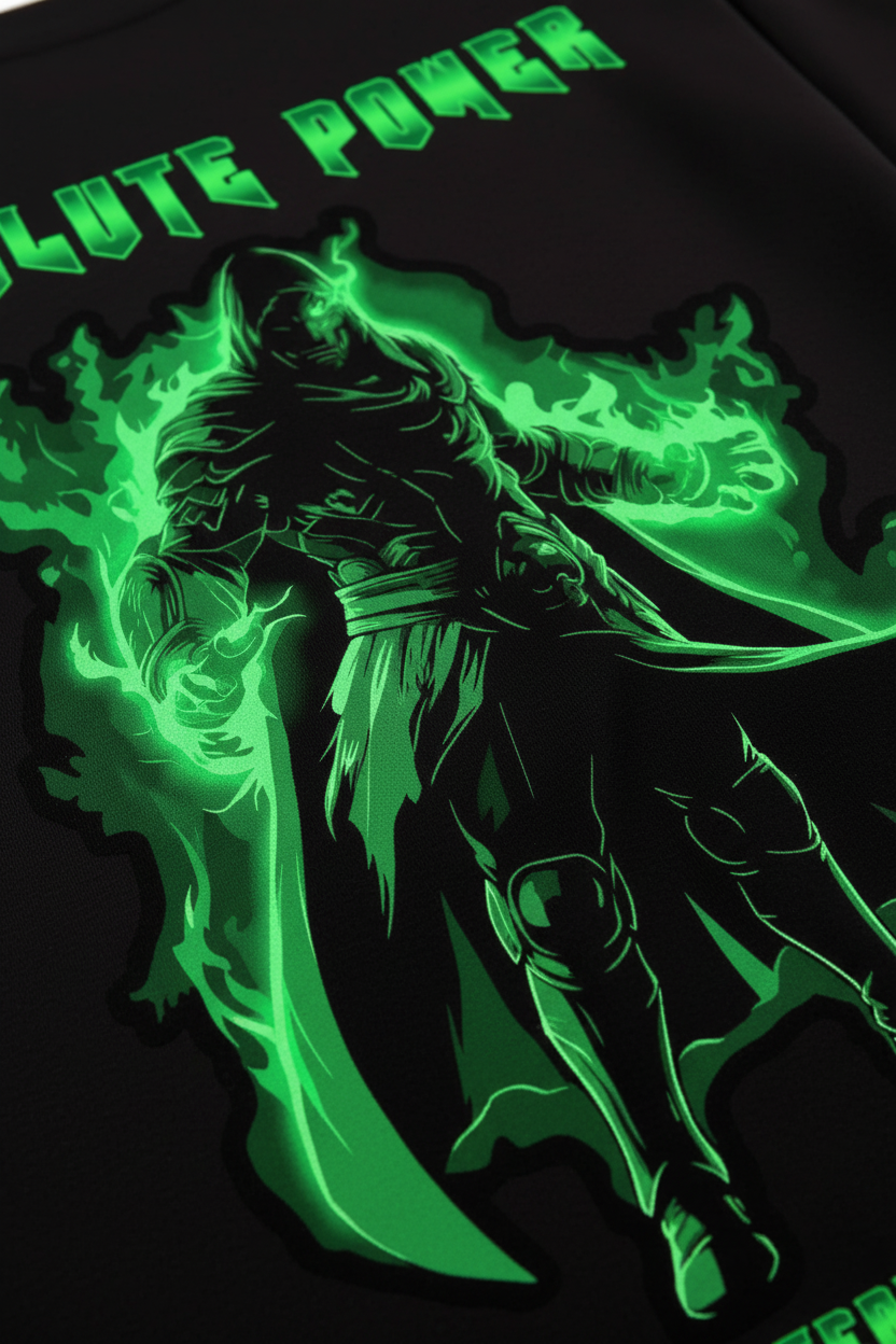 Teeyatra “Absolute Power” Dr. Doom Oversized T-Shirt – 240 GSM French Terry - TEEYATRA