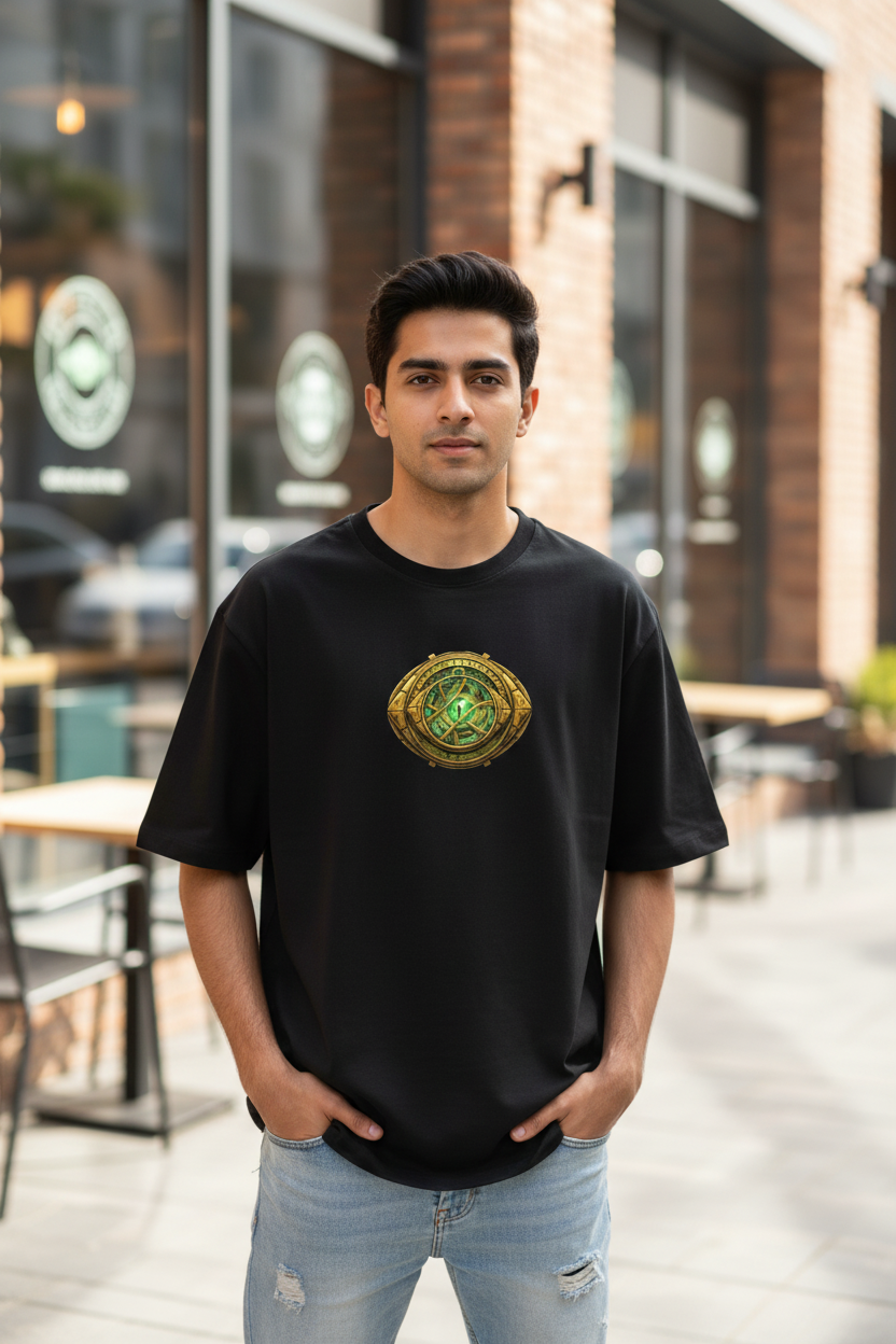 Teeyatra | Master of the Mystic Arts - Heavyweight Oversized French Terry T-Shirt (240 GSM)