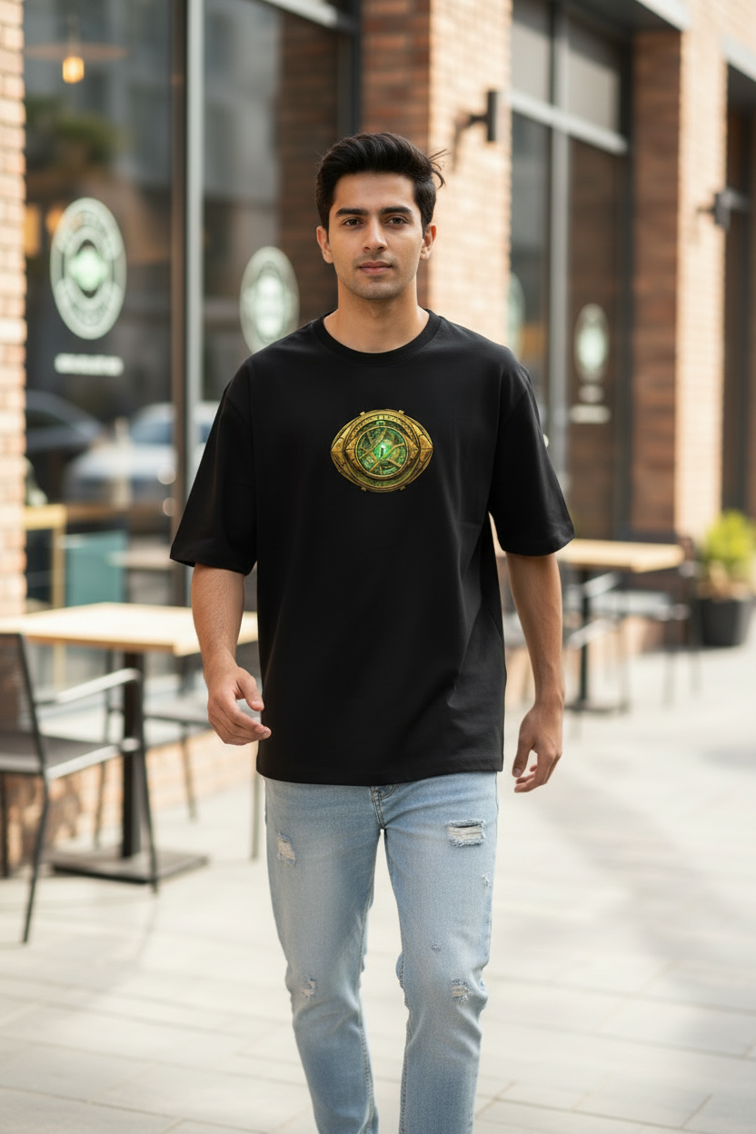 Teeyatra | Master of the Mystic Arts - Heavyweight Oversized French Terry T-Shirt (240 GSM)