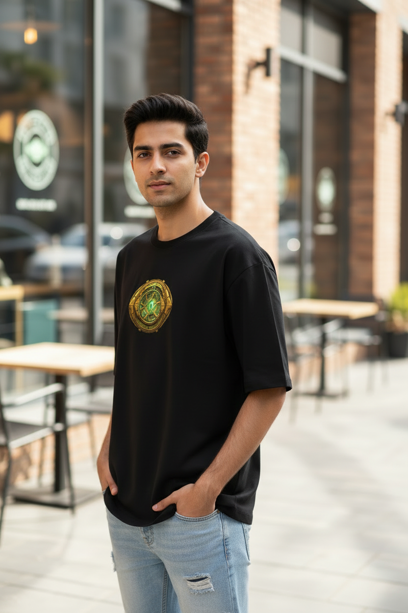 Teeyatra | Master of the Mystic Arts - Heavyweight Oversized French Terry T-Shirt (240 GSM)